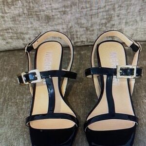 Frye Black Patent Leather Heels